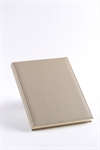 Gæstebog - Gæstebøger A4 beige italiensk kunstlæder model Classic